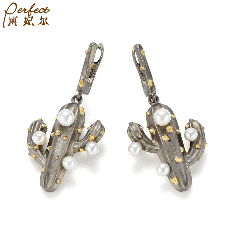 Highly Recommend Top Selling 2022 fine gold plated round Imitation Pearl earrings trendy jewelry