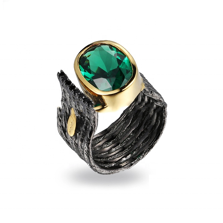 Italian Engagement Gold Plated 925 Sterling Silver Store Ring
