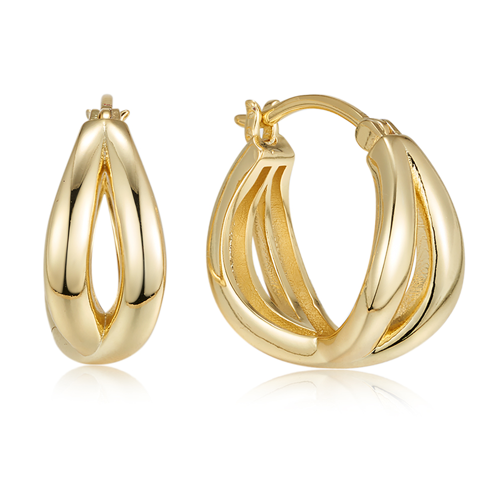 Guangdong Manufacturer Custom Designed Jewelry Brass Earring Loops For Jewellery Making