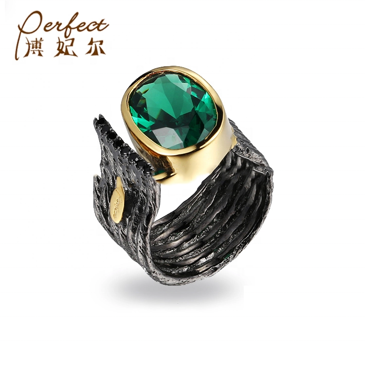 Italian Engagement Gold Plated 925 Sterling Silver Store Ring