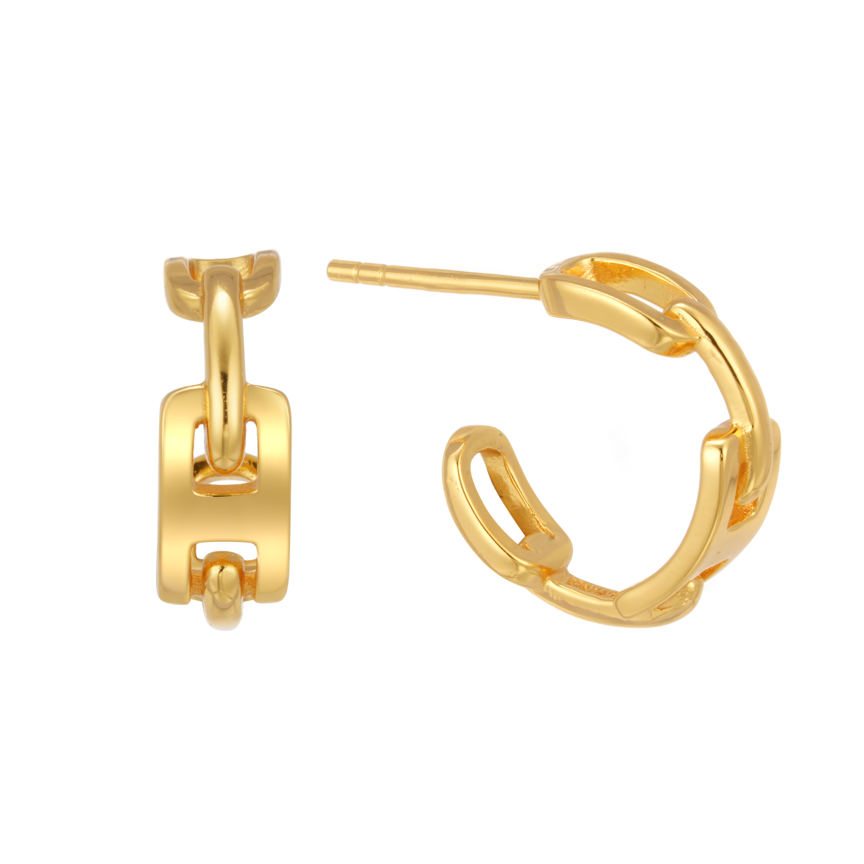 Wholesale Hot Style Ladies Women Jewelry Dubai Sliver Earrings 18K Hoops
