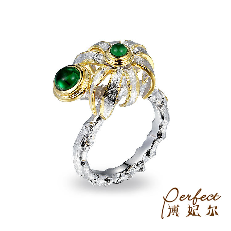Plated Black Spinel 925 Sterling Silver Ring Gold for Men 18K Wholesale Handmade Vintage Women's Gemstone Rings