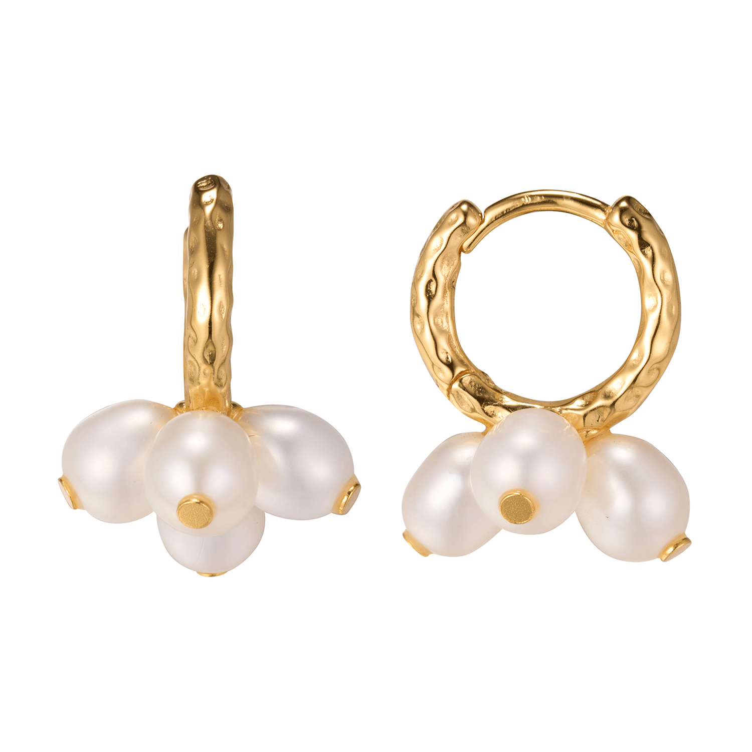 Best New Products Of 2024 Sliver White Freshwater Pearl Wedding Unique Earrings For Girls