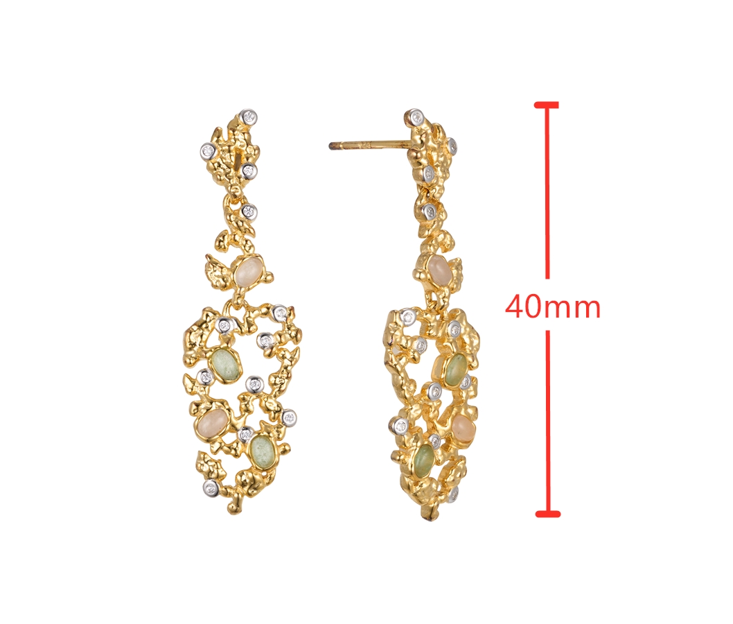 New Gold Womens Large Fashion Jewelry Earrings Trend 2023 Long Earrings Ladies Fashionable Earrings