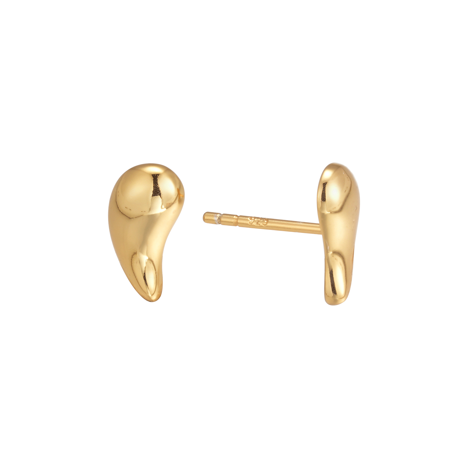 New Stock Arrival Vintage Women Stud 925 Sliver 18K Gold Earrings With Best Price