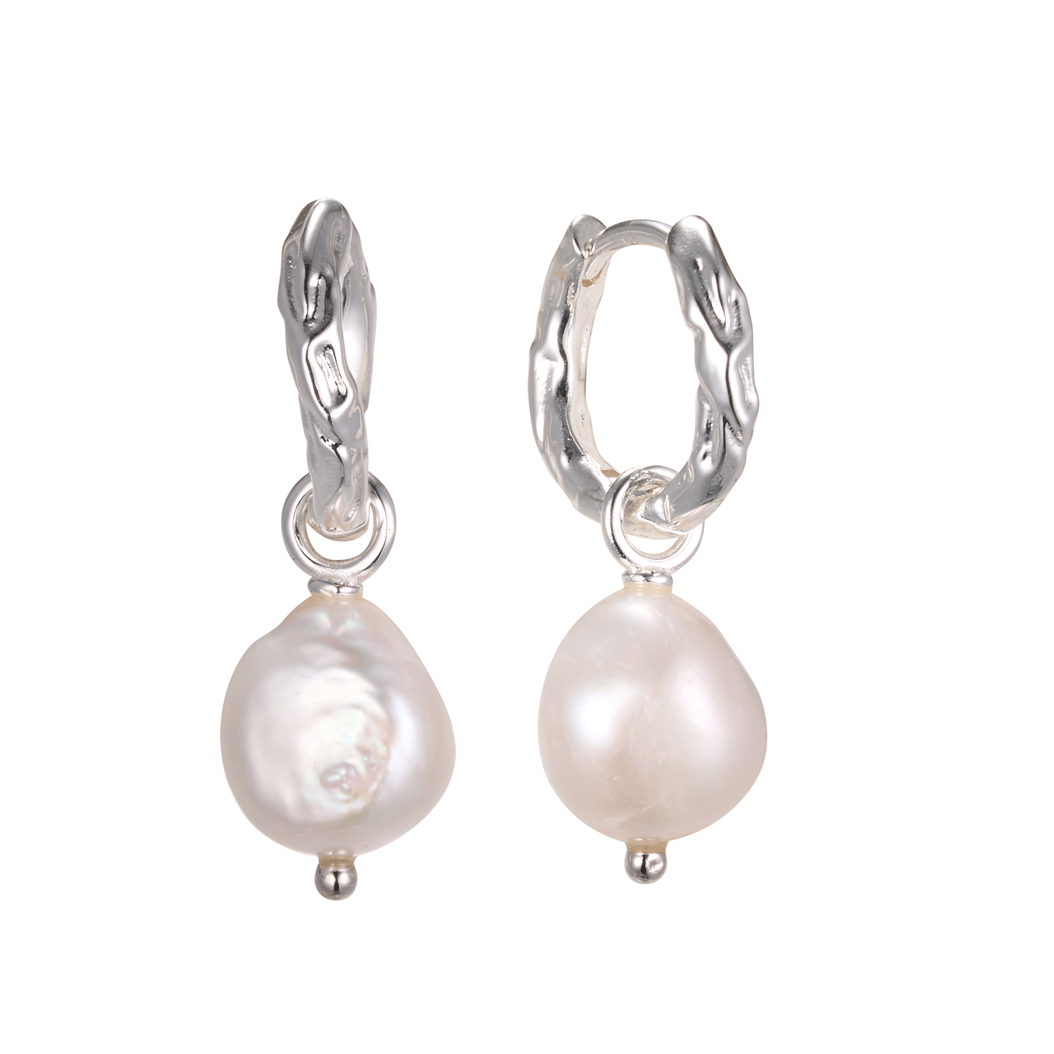 Minimum Order Quantity Earrings Brass  Pearl Drop Stud Earring With Loop