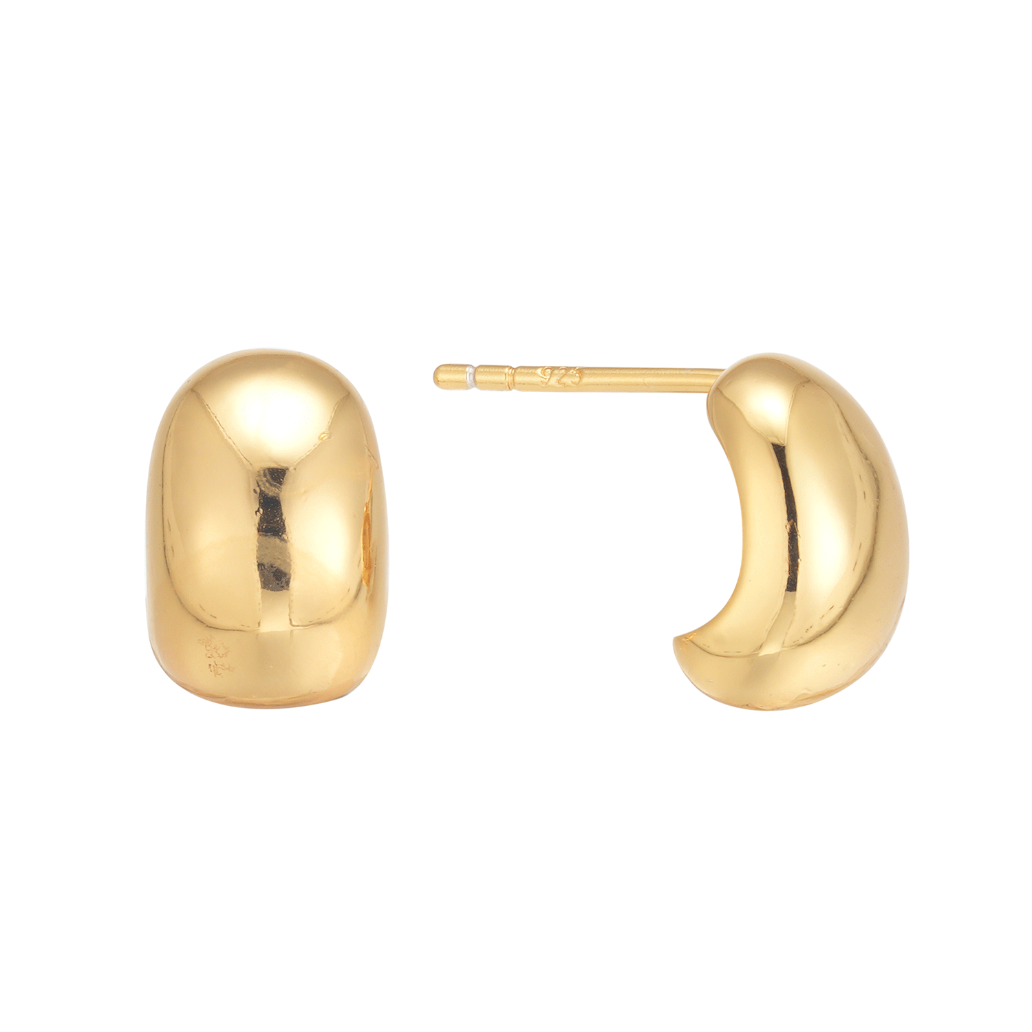 Customized Customized Stud Sliver Earrings 18K With Strength Store