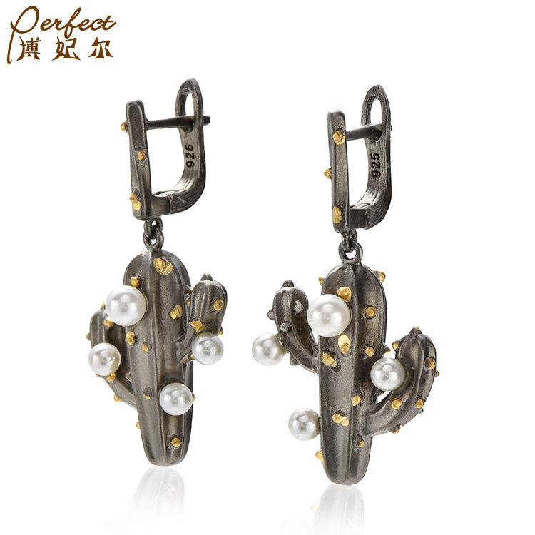 Highly Recommend Top Selling 2022 fine gold plated round Imitation Pearl earrings trendy jewelry