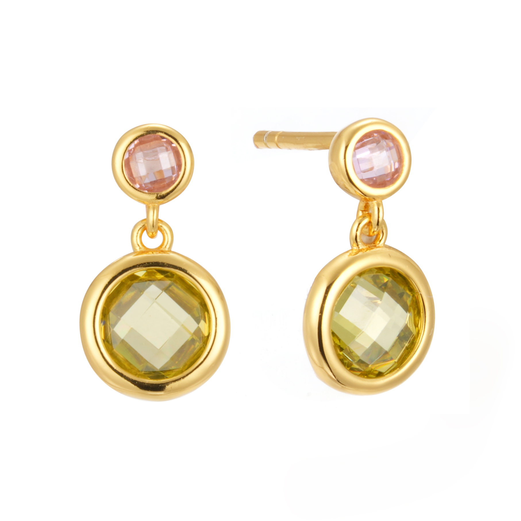 Best New Products Of 2023 925 Silver Jewelry 2023 Luxury Minimalist Colorful Silver 925 Zircon Earrings