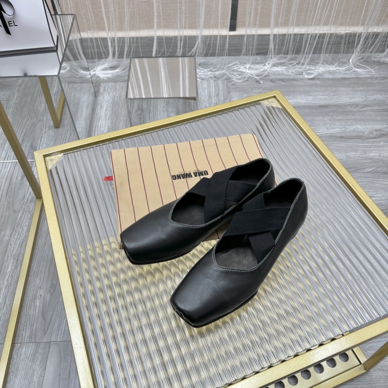 𝐔𝐌𝐀 𝐖𝐀𝐍𝐆|𝟐𝟎𝟐𝟑/𝐒𝐒 𝐧𝐞𝐰 UMA WANG classic models retro do old ballet shoes