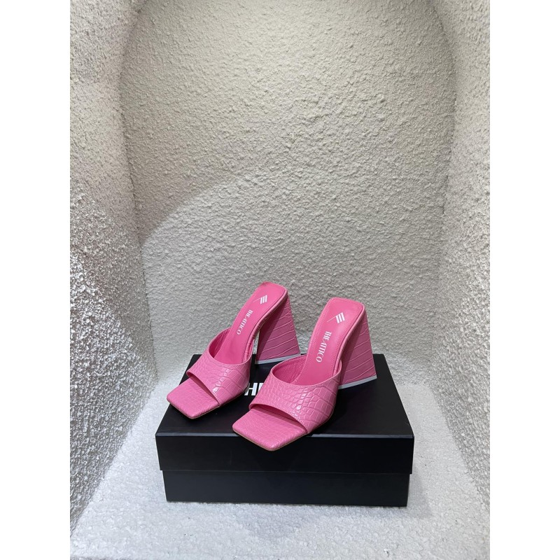 THE ATTICO | 𝟐𝟎𝟐𝟏/𝐒𝐒 𝐧𝐞𝐰 The attico triangle heel sandals lined with sheepskin leather genuine leather outsole