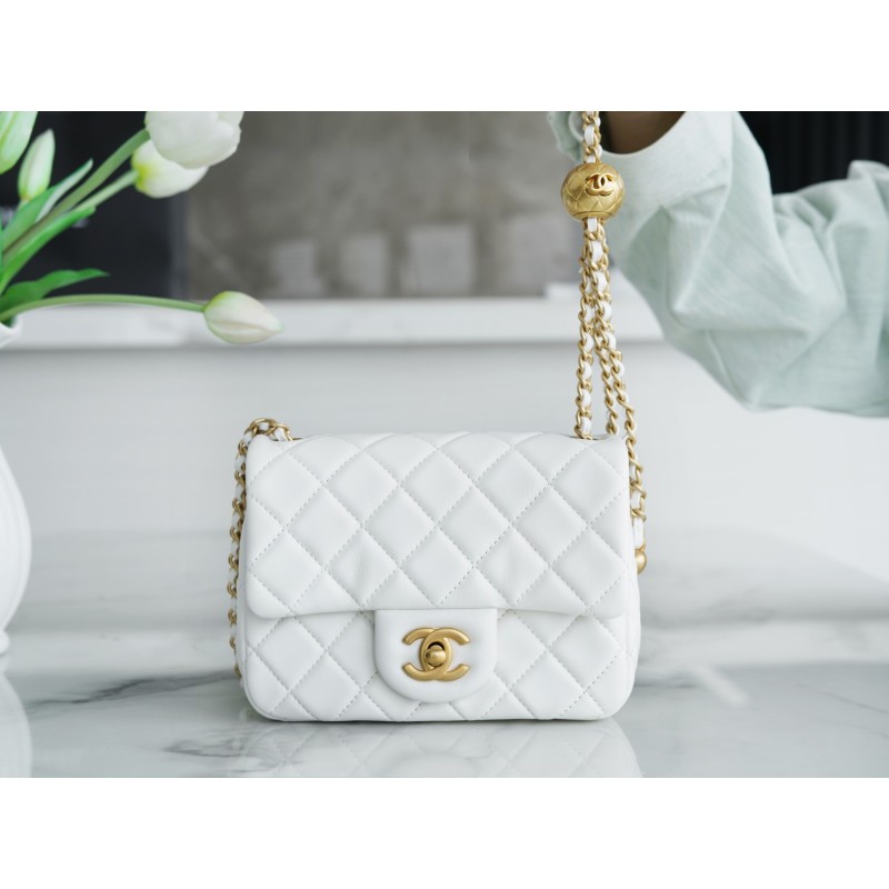 𝗖𝗛𝗔𝗘𝗡𝗟 ✦𝟐𝟑𝐂Metal ball square fat man white (synchronized with the latest version of 23C)