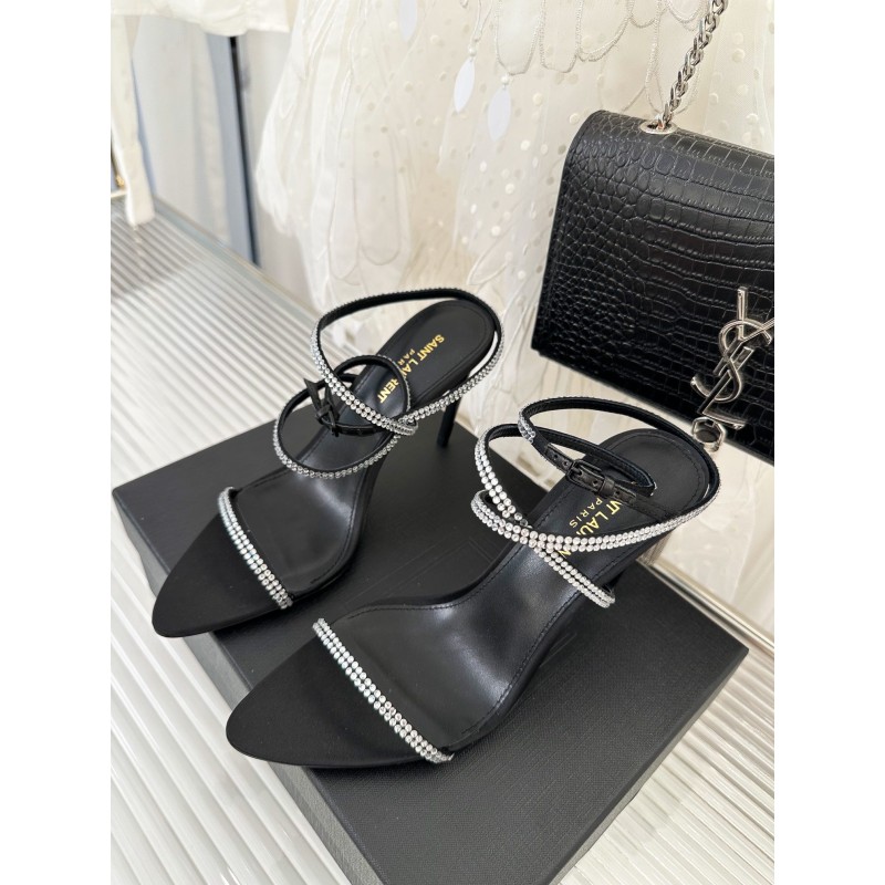 𝙎𝙖𝙞𝙣𝙩 𝙇𝙖𝙪𝙧𝙚𝙣𝙩 | 𝟐𝟎𝟐𝟑/𝐒𝐒 𝐧𝐞𝐰 YSL|23s new high heel sandals Italian leather outsole