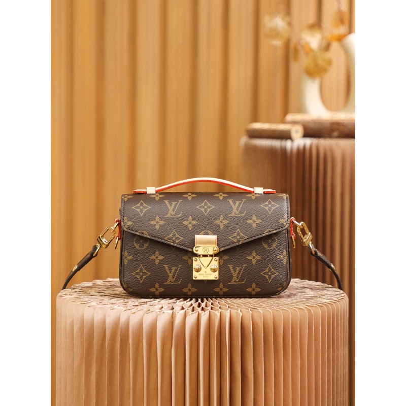 Louis Vuitton 𝐋𝐎𝐎𝐏 𝐇𝐎𝐁𝐎 catwalk style #M46311#mini postman 21.5*13.5*6cm