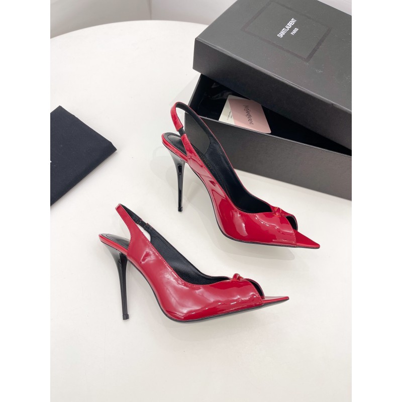 𝙎𝙖𝙞𝙣𝙩 𝙇𝙖𝙪𝙧𝙚𝙣𝙩 | 𝟐𝟎𝟐𝟏/𝐒𝐒 𝐧𝐞𝐰 YSL|Roland 2022/fw early spring new baked high heels