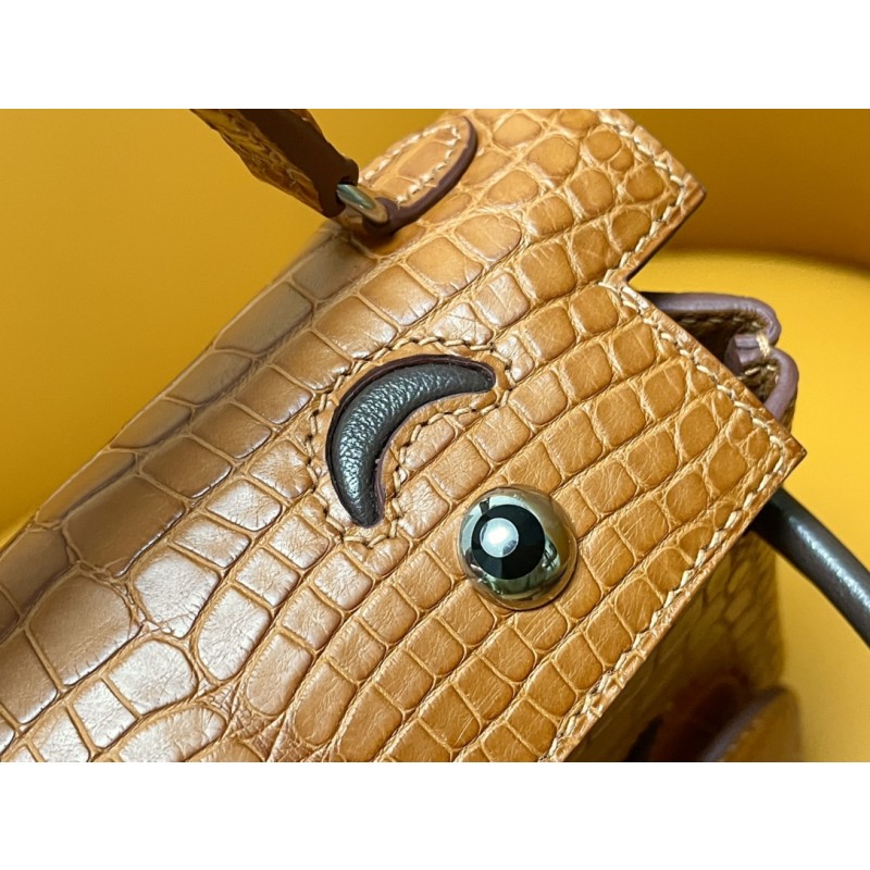 kelly doll American crocodile top craftsmanship wax thread hand sewing
