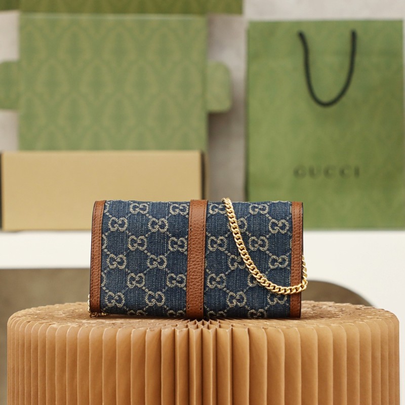 GUCCI π
πππ ππ ππ΅π²π series original leather #652681# denim