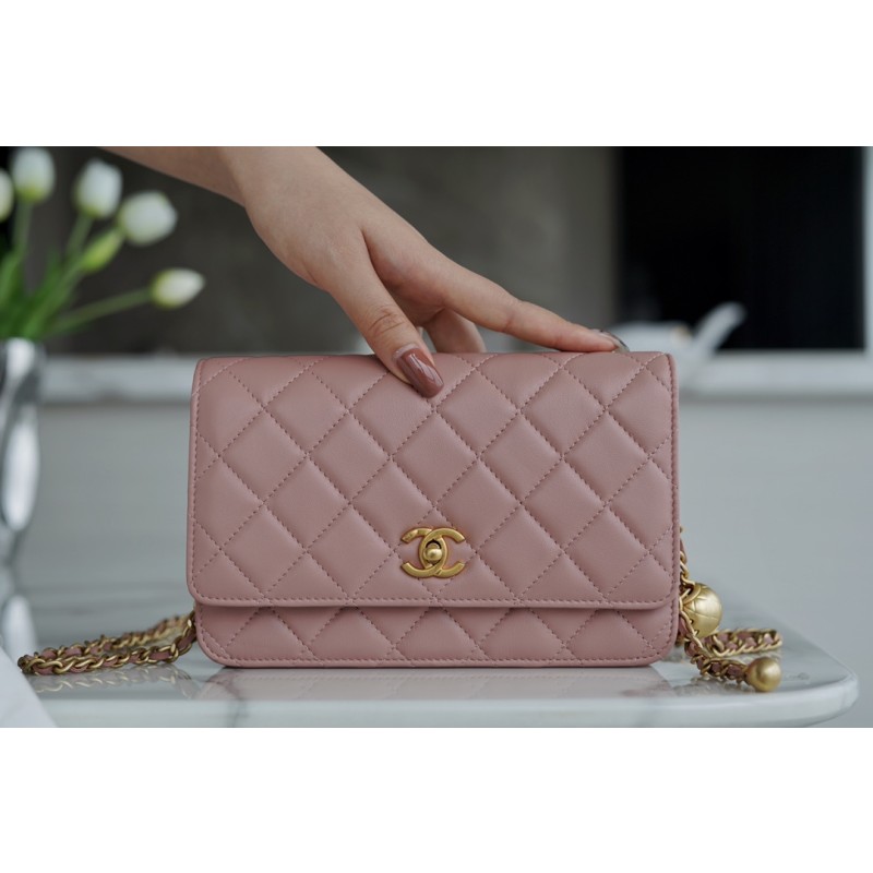 Chanel ๐พ๐๐ hair bag metallic ball ๐๐๐๐ dry rose pink