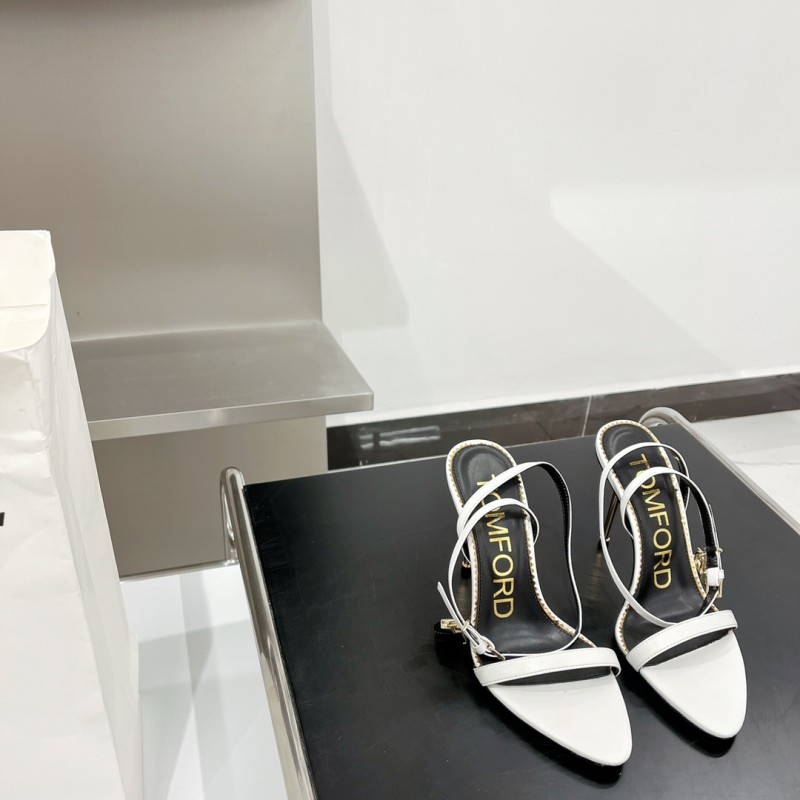 πππππππ
ππππ/ππ π§ππ° TF Tom Ford Gold Heel Padlock Sandals