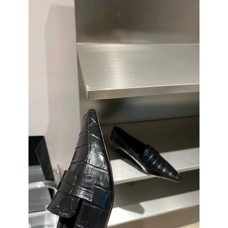 Toteme | 𝟐𝟎𝟐𝟏/𝐒𝐒 𝐧𝐞𝐰 Minimalist style toteme 2022/aw Muller flat single shoes