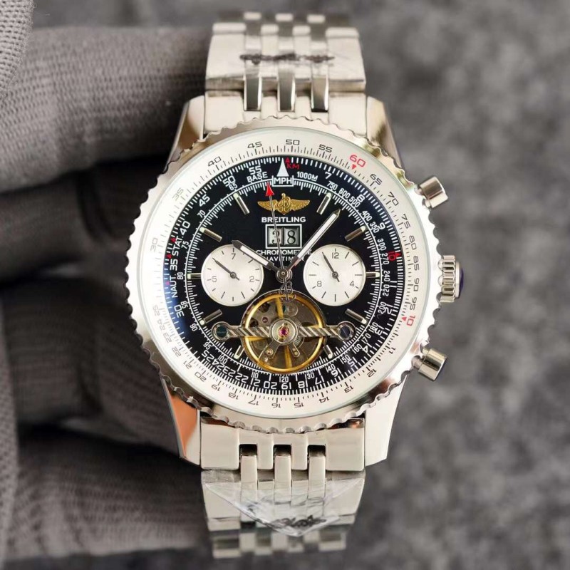 Breitling-Built-in automatic mechanical movement Classic men's watch 6 position flywheel