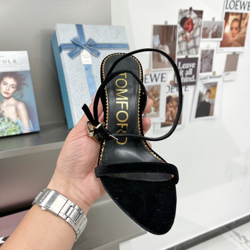 πππππππ
ππππ/ππ π§ππ° TF Tom Ford Gold Heel Padlock Sandals