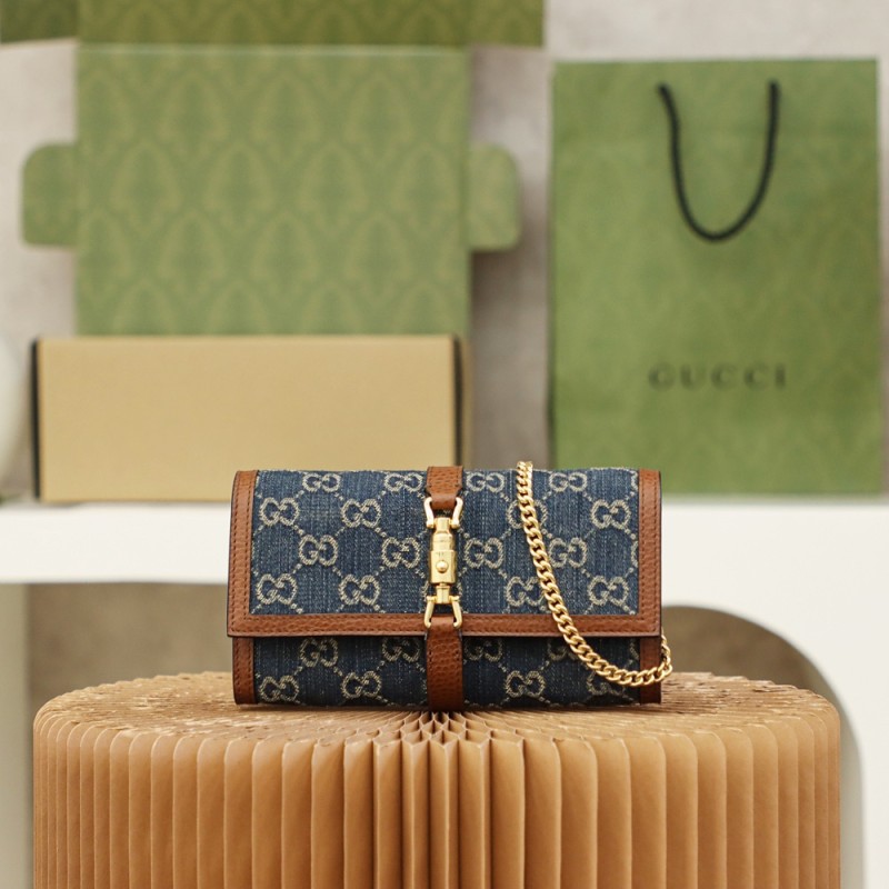 GUCCI π
πππ ππ ππ΅π²π series original leather #652681# denim
