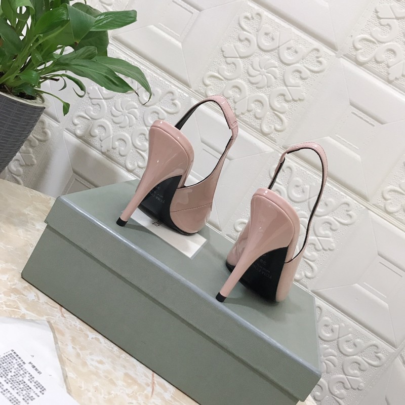 𝐓𝐎𝐌𝐅𝐎𝐑𝐃|𝟐𝟎𝟐𝟑𝐒𝐒/𝐧𝐞𝐰 TOM high heeled bag toe sandals Original black leather outsole