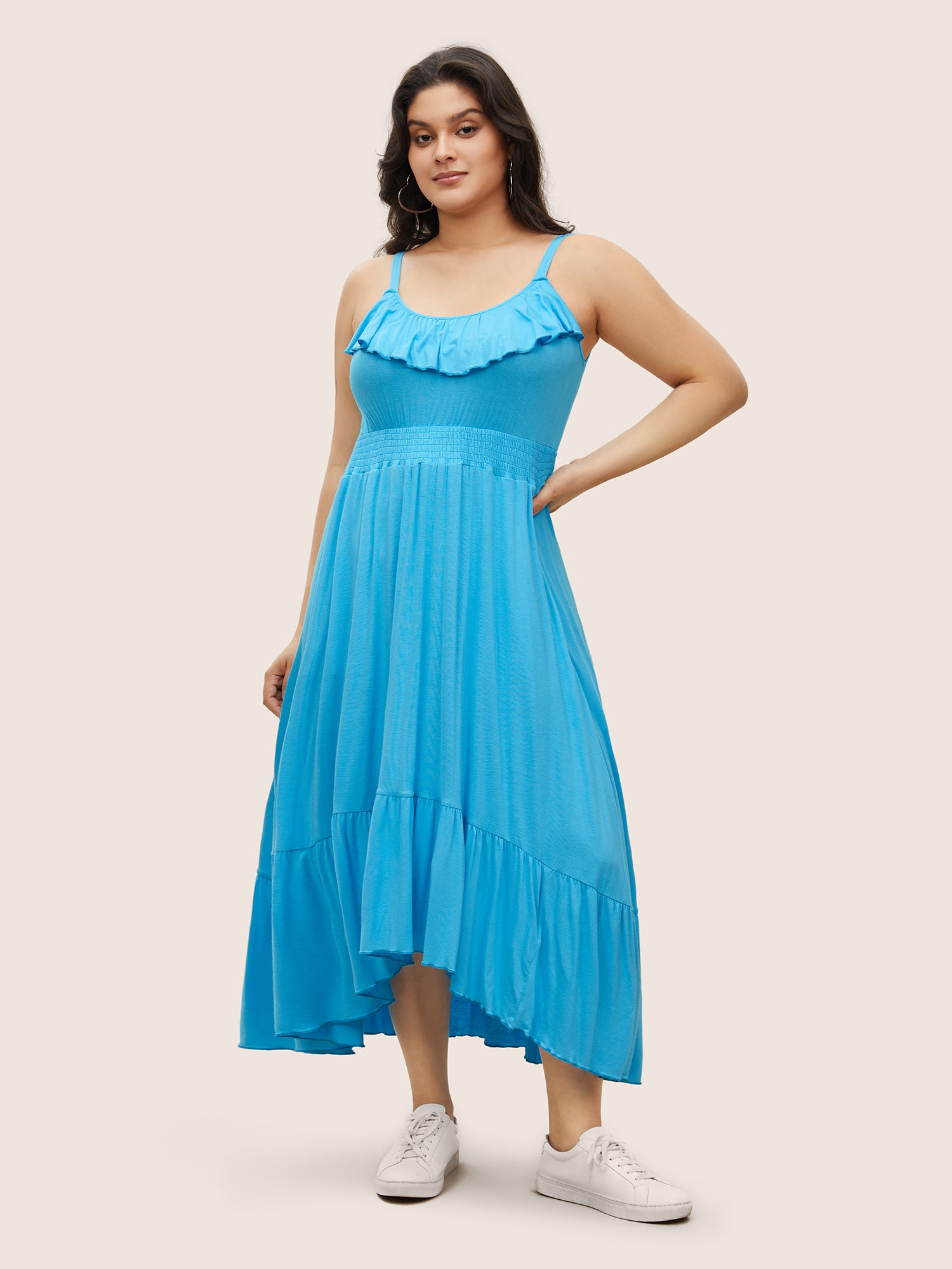 Supersoft Essentials Ruffle Trim Cami Dress