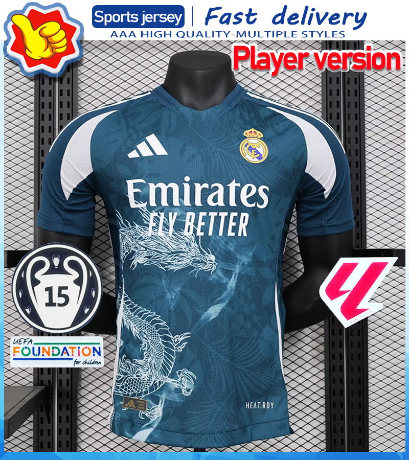 2XL Player version Real Madrid 2024 25 Special Edition Soccer Jerseys Customizable