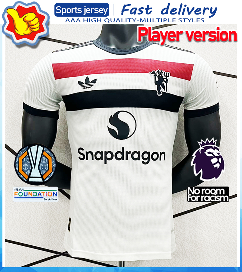 4XL Player version Manchester United 2024 25 Third Soccer Jerseys Customizable