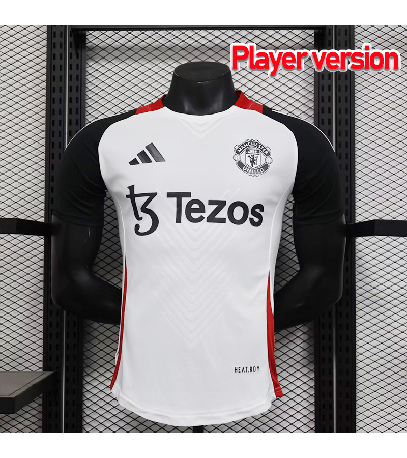 Player Edition 2025 26 Manchester United Pre match uniform Soccer Jerseys S-2XL