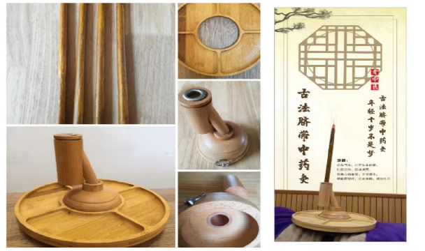 What is umbilical cord moxibustion?