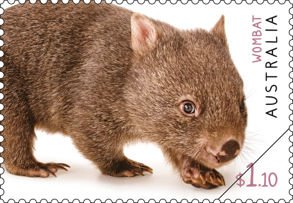 Australian Fauna II - Wombat - Booklet 100x $1.10 Stamps