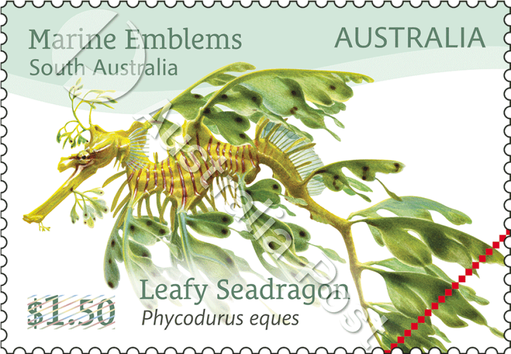 South Australia - Leafy Seadragon Phycodurus eques - Booklet 100x $1.50 Stamps