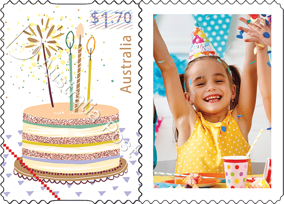 Cake - Booklet of 100x $1.70 Stamps