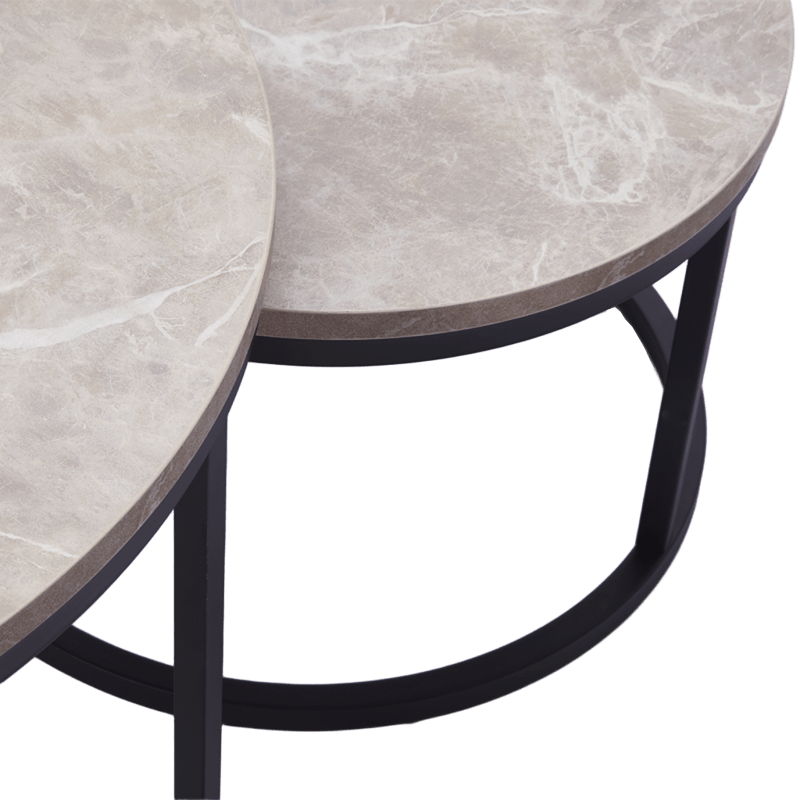 Round Coffee Table Set