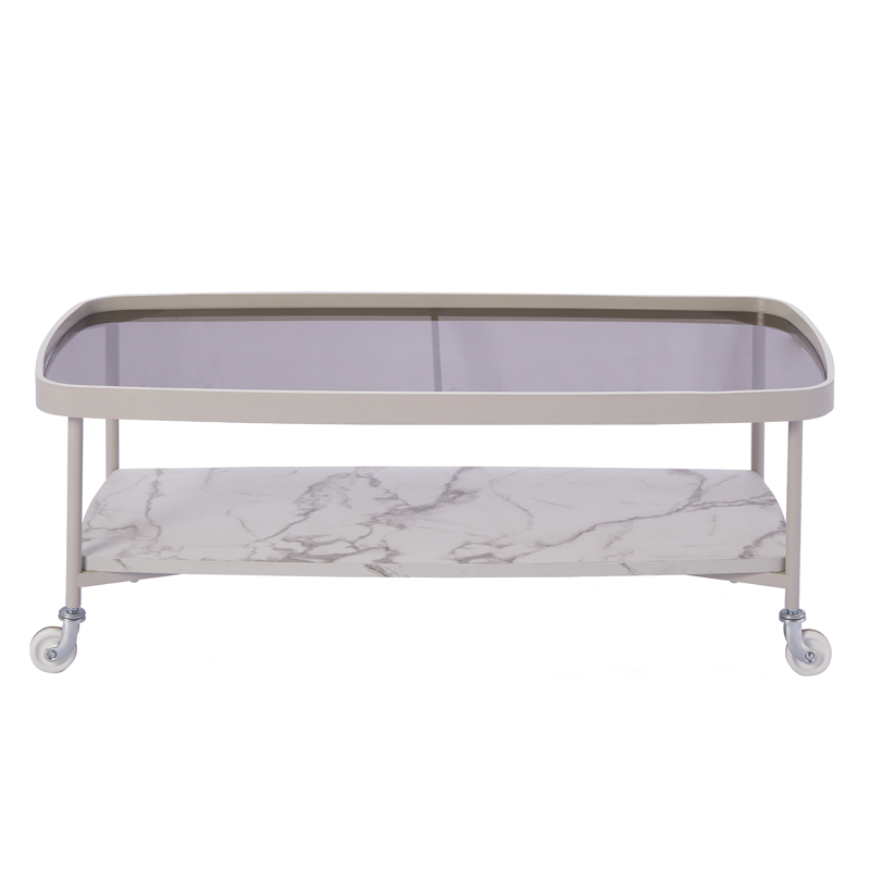 Tempered glass coffee table