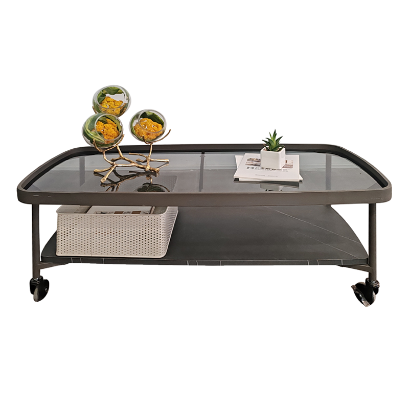 Tempered glass coffee table