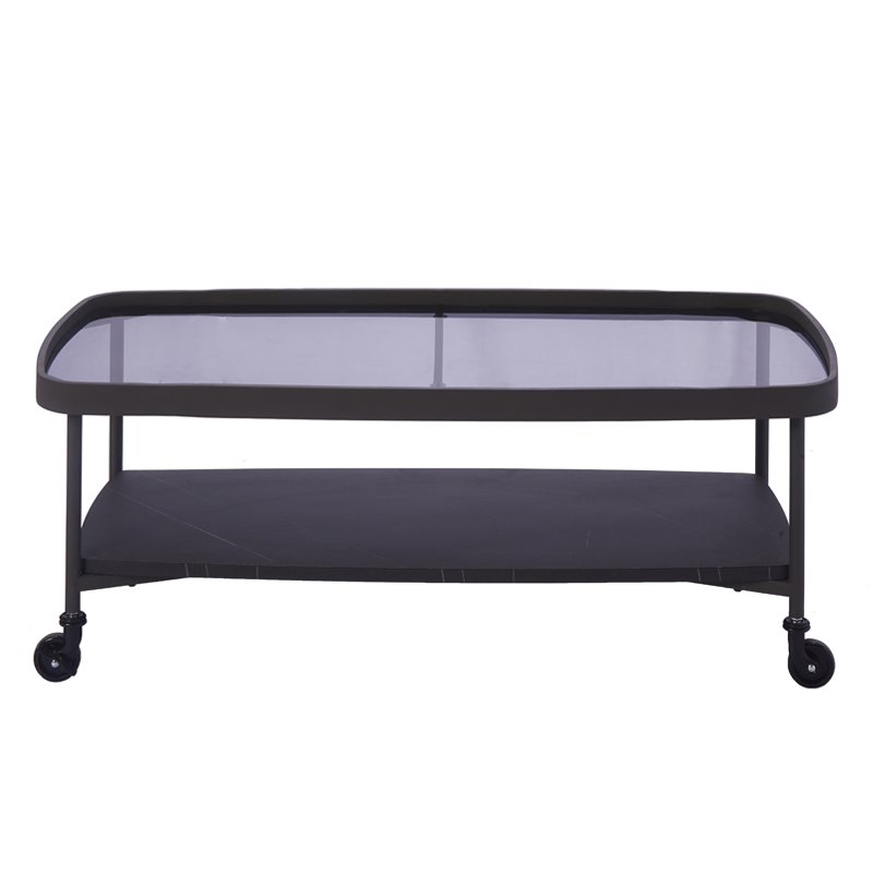 Tempered glass coffee table