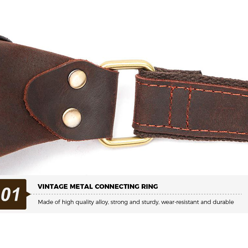 Head Layer Cowhide Hundred Casual Crossbody Bag