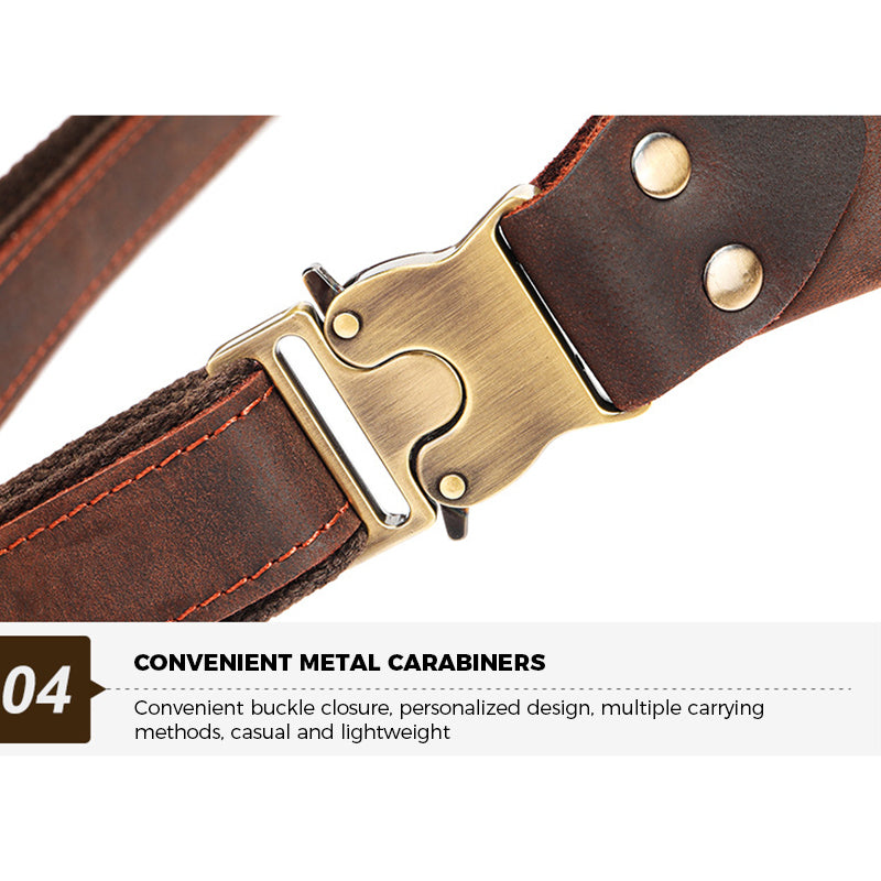 Head Layer Cowhide Hundred Casual Crossbody Bag