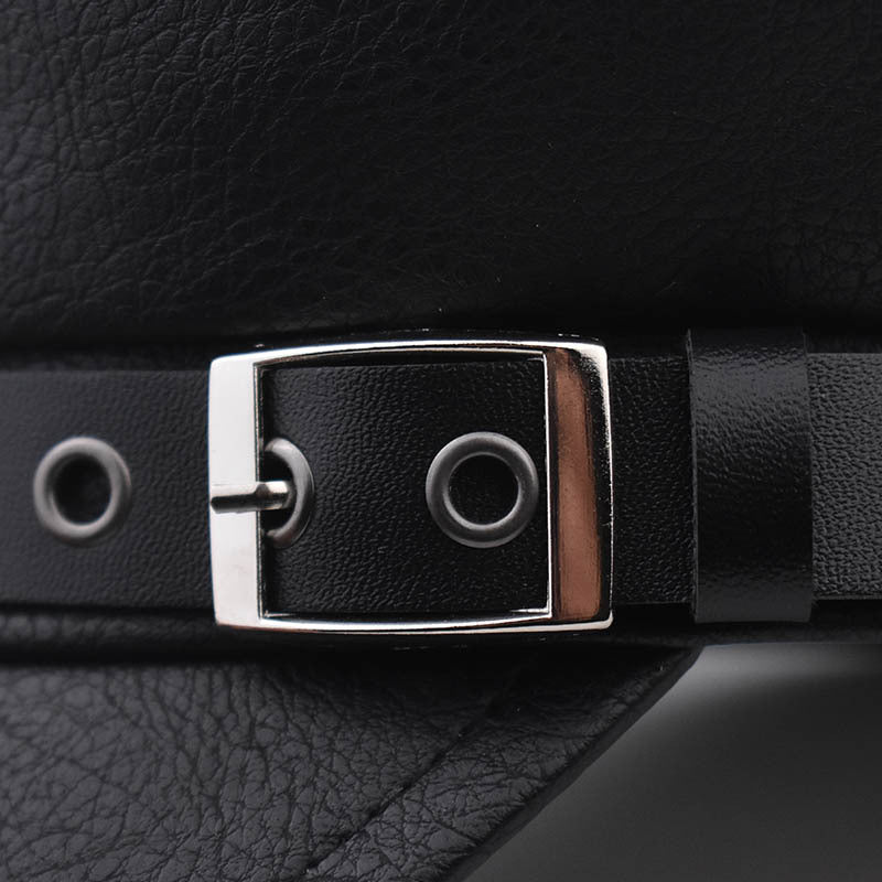 Genuine Leather Flat Hat Luc. 45