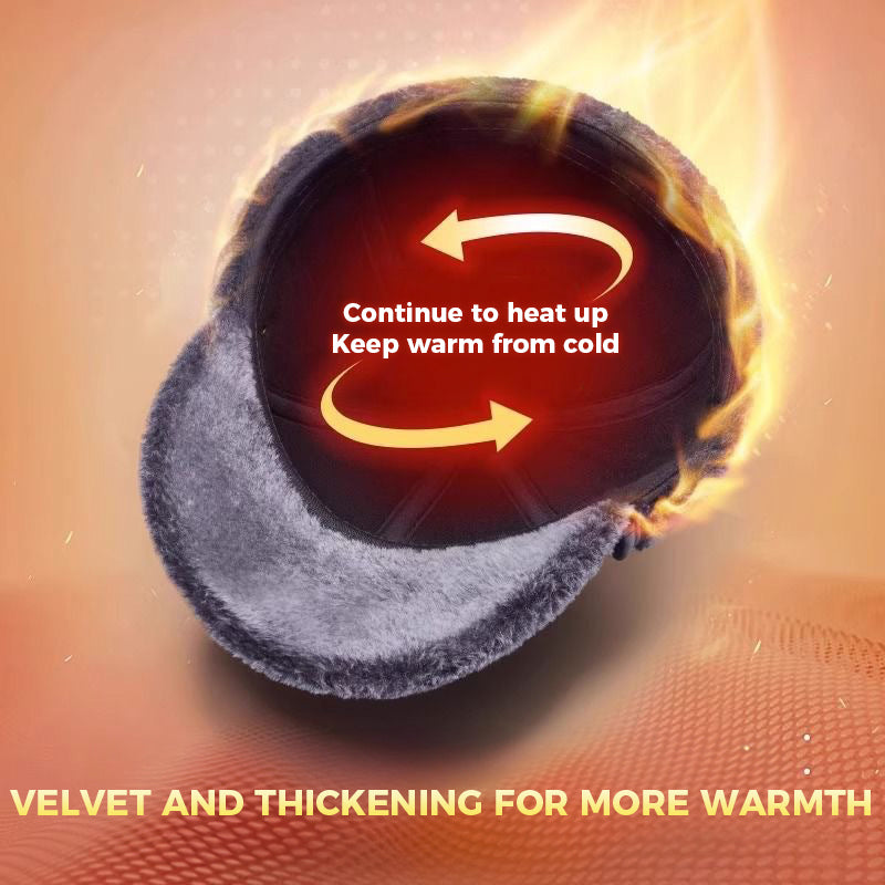 Fleece-lined Earflap Duckbill Cap