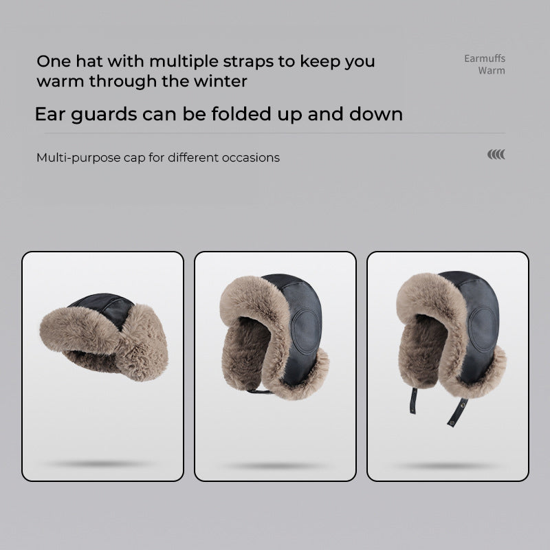 Thickened Plush Aviator Hat