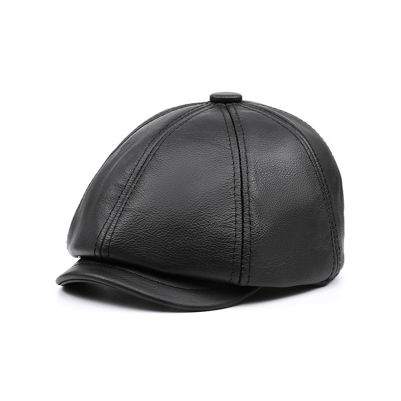 Genuine Cow Leather Warm Caps Luc. 38