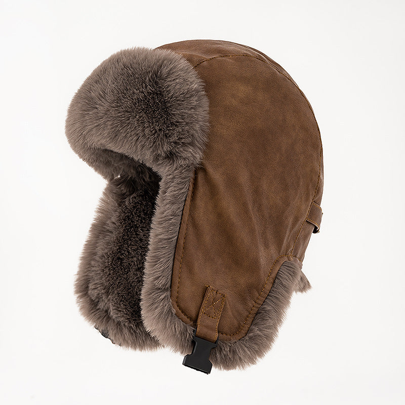 Winter Thickened Aviator Warm Wind Cold Cycling Ear Protection Motorcycle Cap