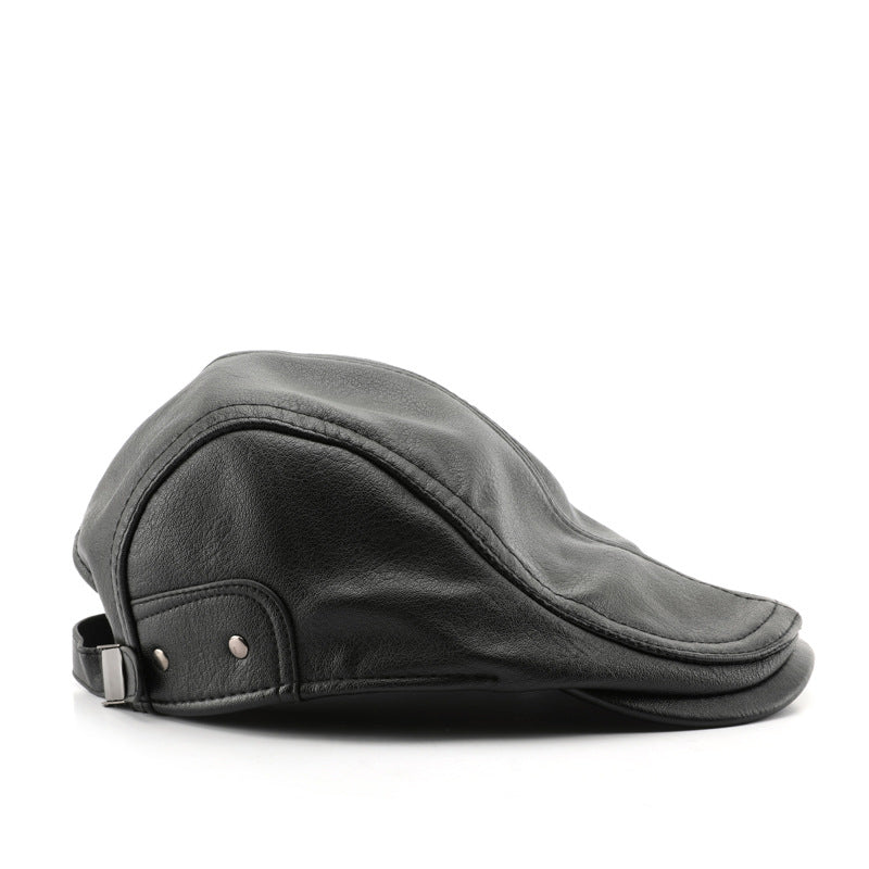 Outdoor Vintage Leather Warm Cap Luc. 11