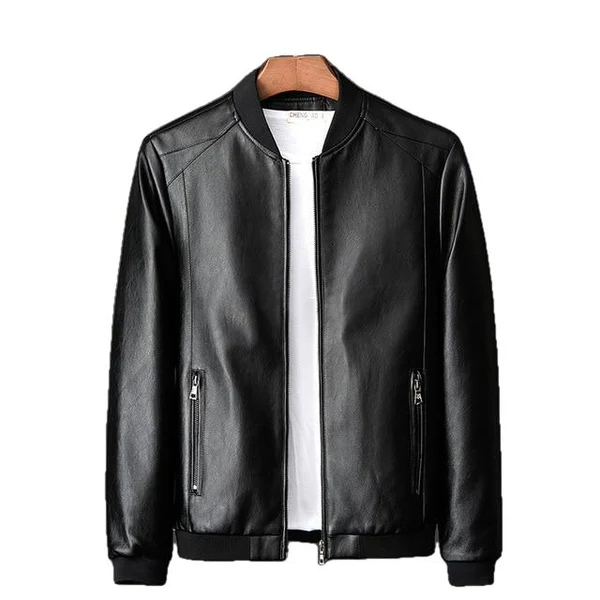 Men's Classic Style Leather Jacket