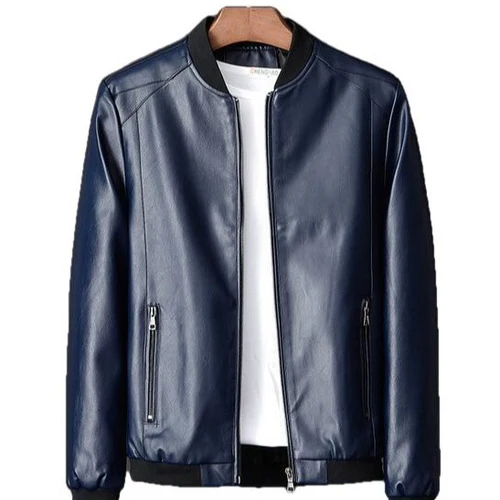 Men's Classic Style Leather Jacket